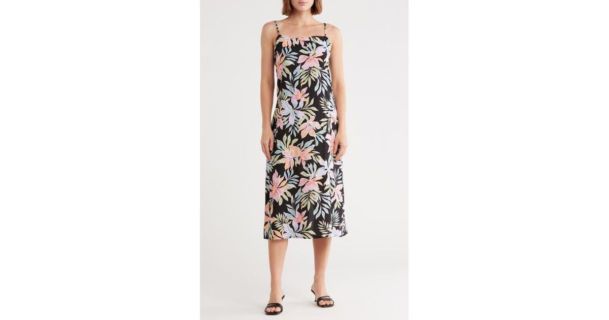 Billabong Golden Hour Maxi Dress in Black | Lyst