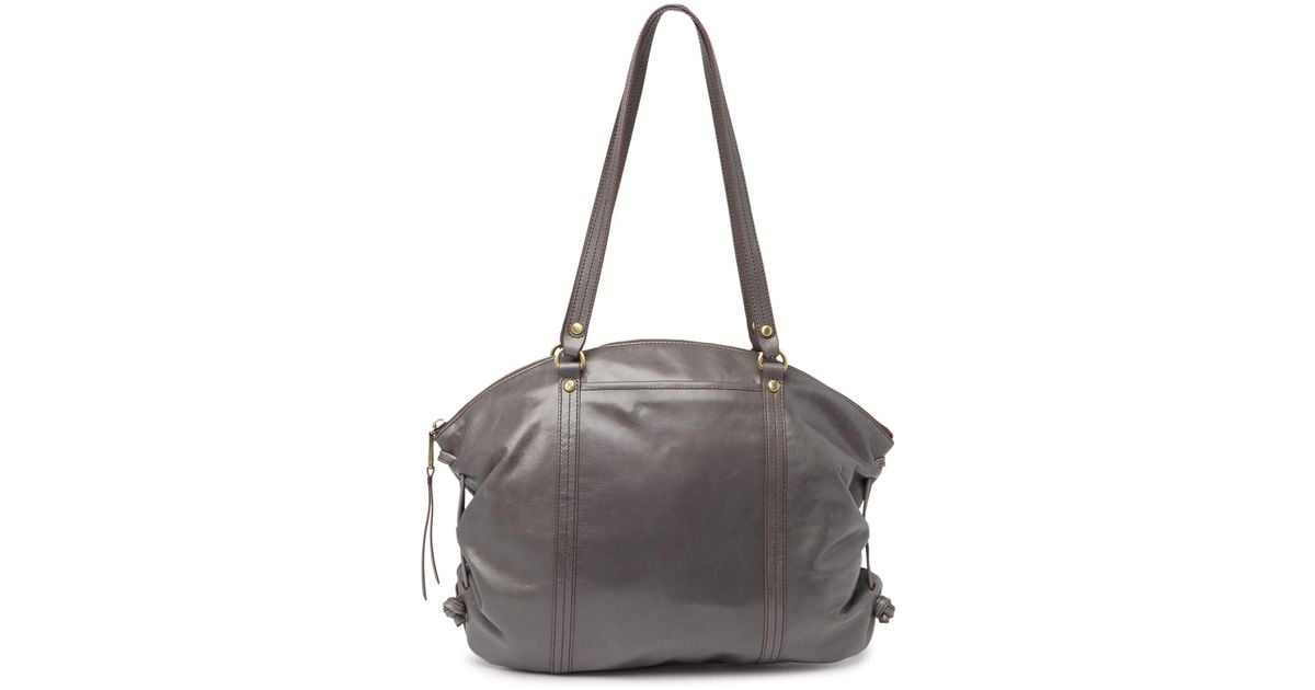 hobo flourish leather shoulder bag