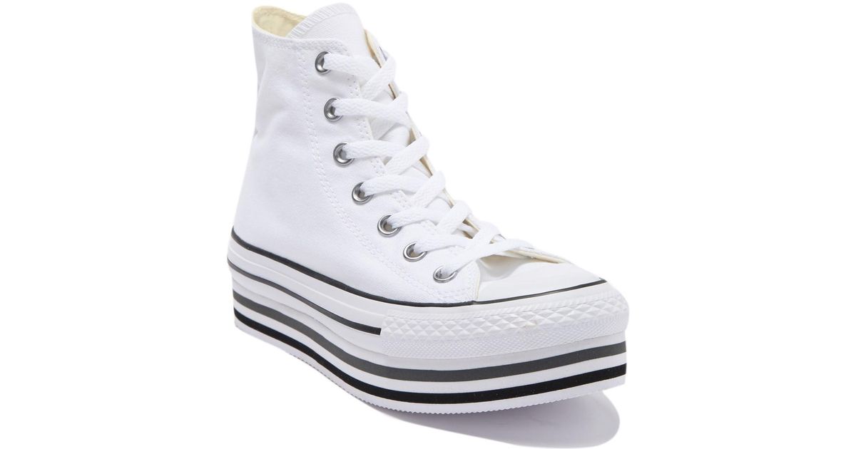 white platform chucks