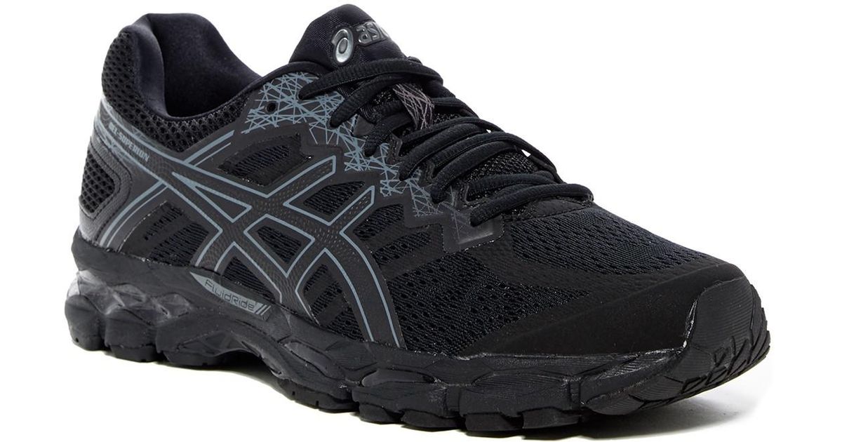 asics gel superion black