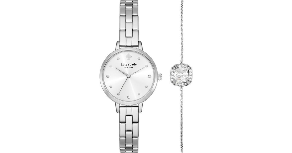 Kate Spade Metro Three-Hand Quartz Bracelet Watch & Bracelet  display picture 2