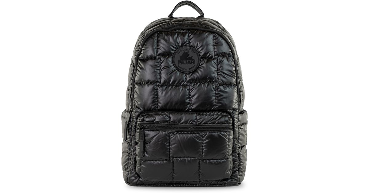 Pajar Quilted Backpack in Black Lyst