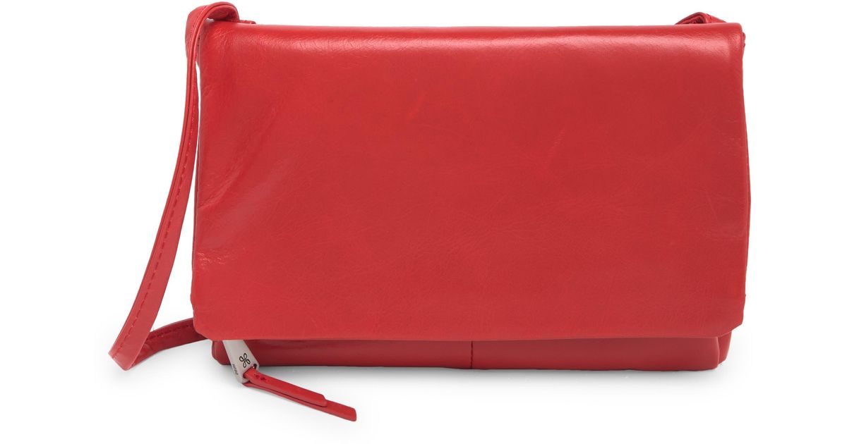 Hobo International Mari Leather Crossbody Bag in Red Lyst