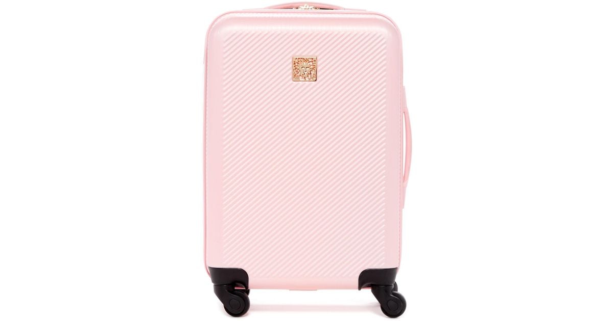 anne klein luggage pink