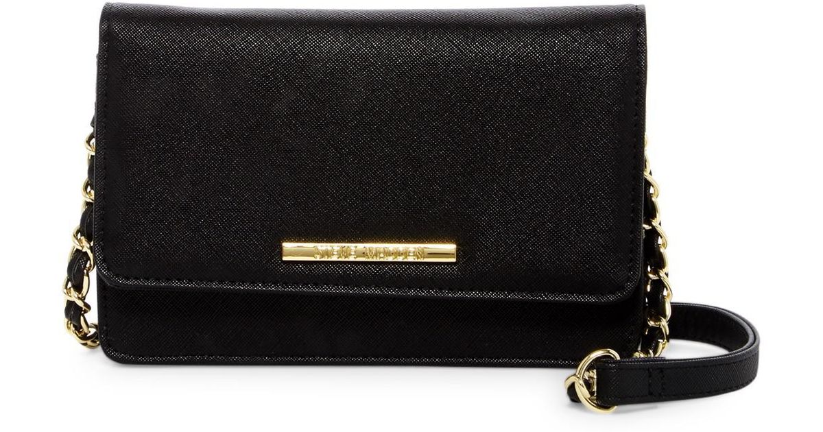 steve madden black cross body bag