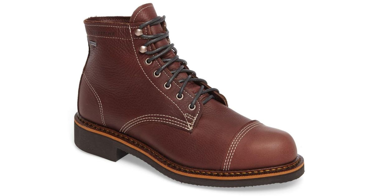 wolverine jensen cap toe boot