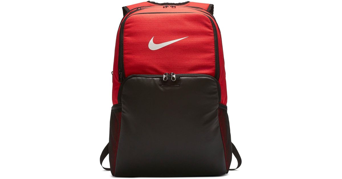 nike brasilia xl backpack red