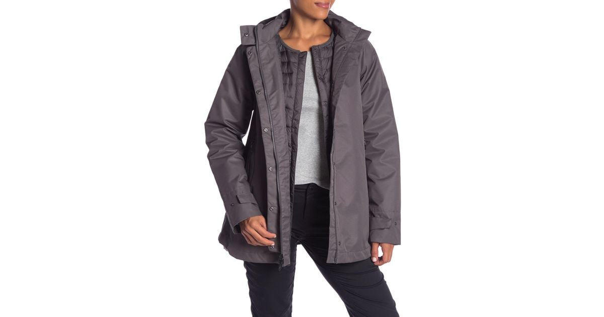 the north face women's mosswood triclimate jacket