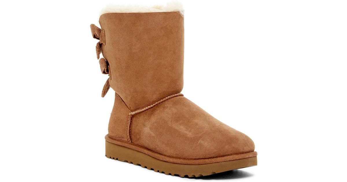 classic heritage bow ugg brown