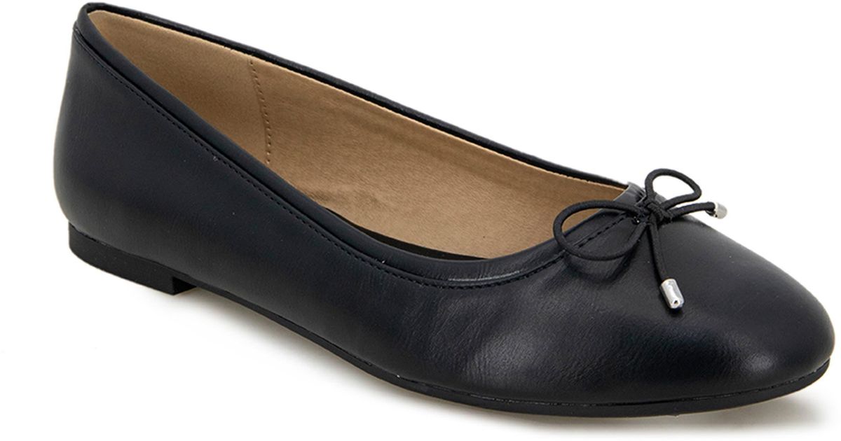 Esprit Slipon Fanny Ballet Flat in Black Lyst