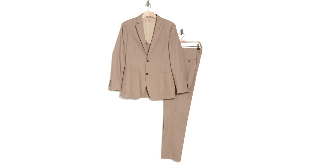 Nordstrom Trim Fit Suit in Natural for Men | Lyst