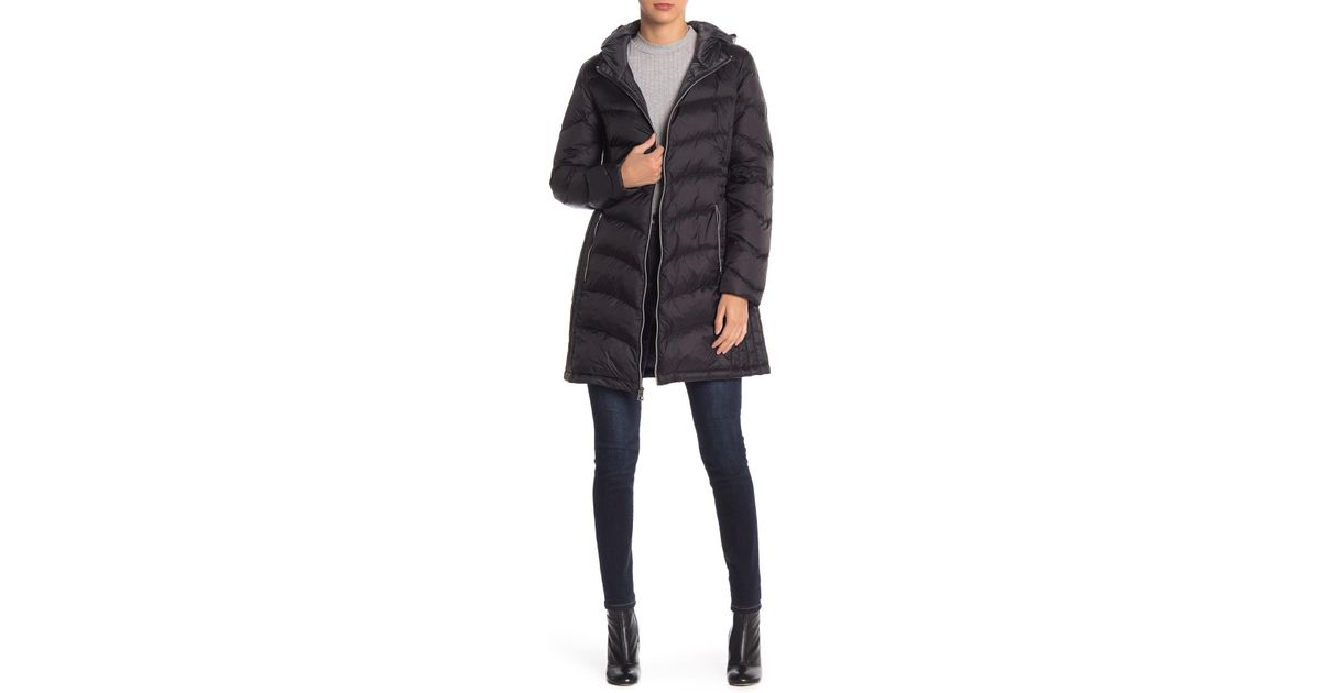 lucky brand missy hooded puffer jacket