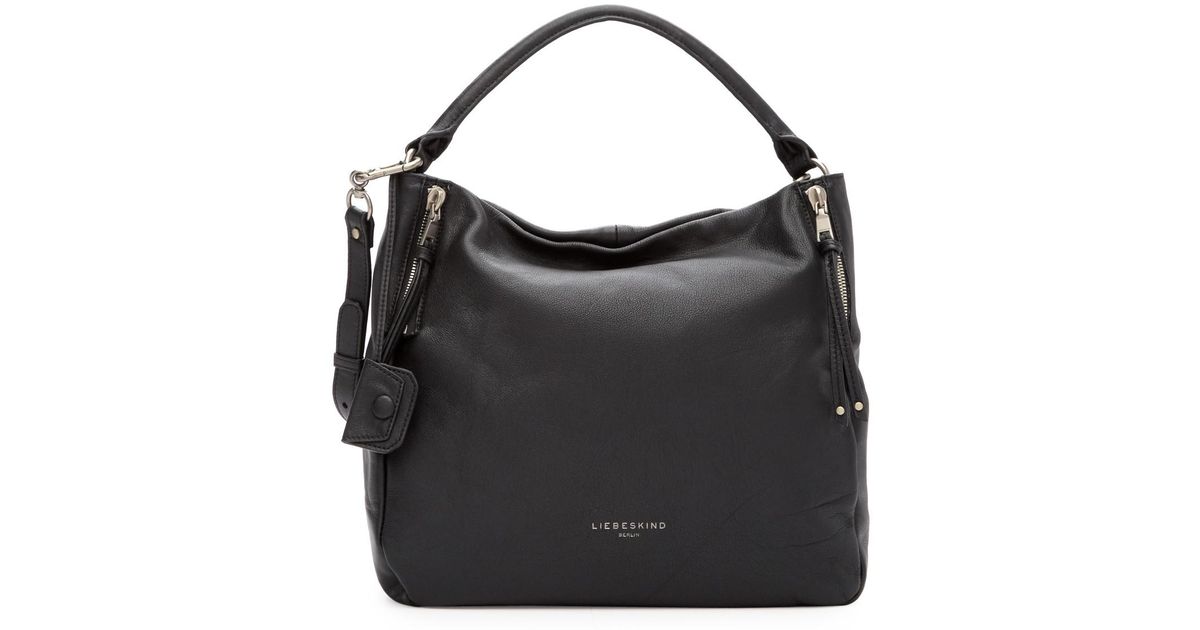 Lyst Liebeskind Berlin Kano Marrakesh Leather Handbag In Black