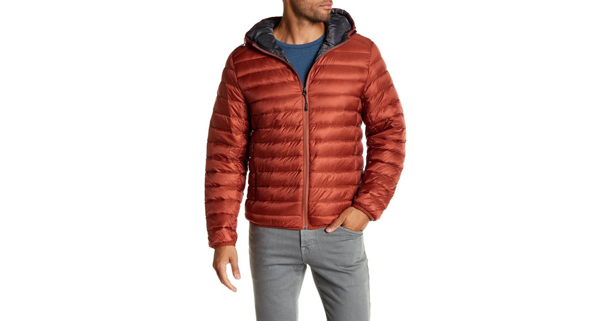 tumi nano hooded packable down jacket