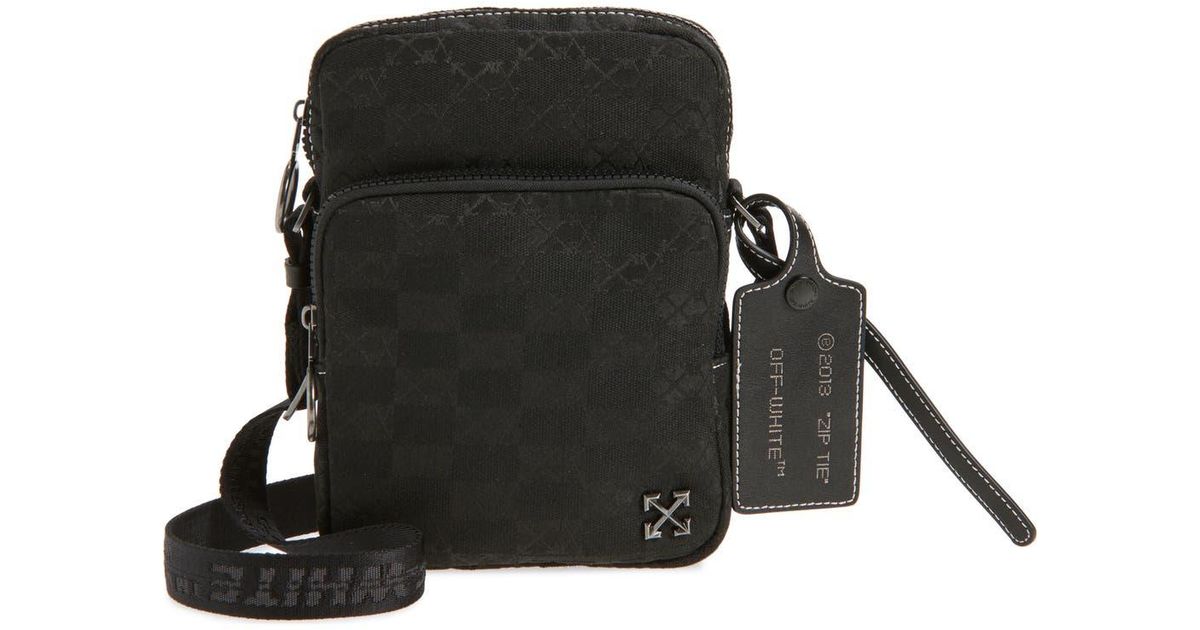 Off-White ブラック ボディバッグ Off-White c/o Virgil Abloh North/South Flight Multi Pocket