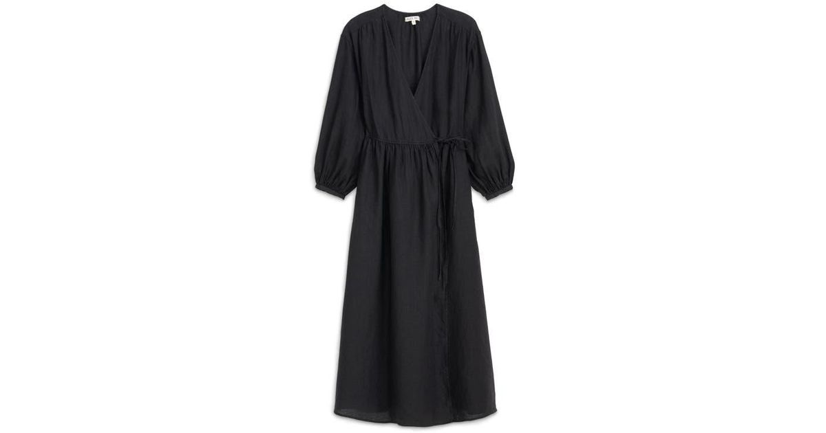 matteau long sleeve split dress Matteau Asymmetric Long-Sleeve Tiered Dress