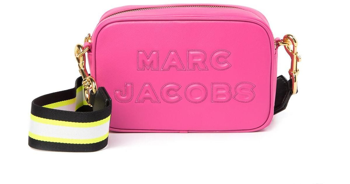 Marc Jacobs Flash Leather Crossbody Bag in Pink Lyst