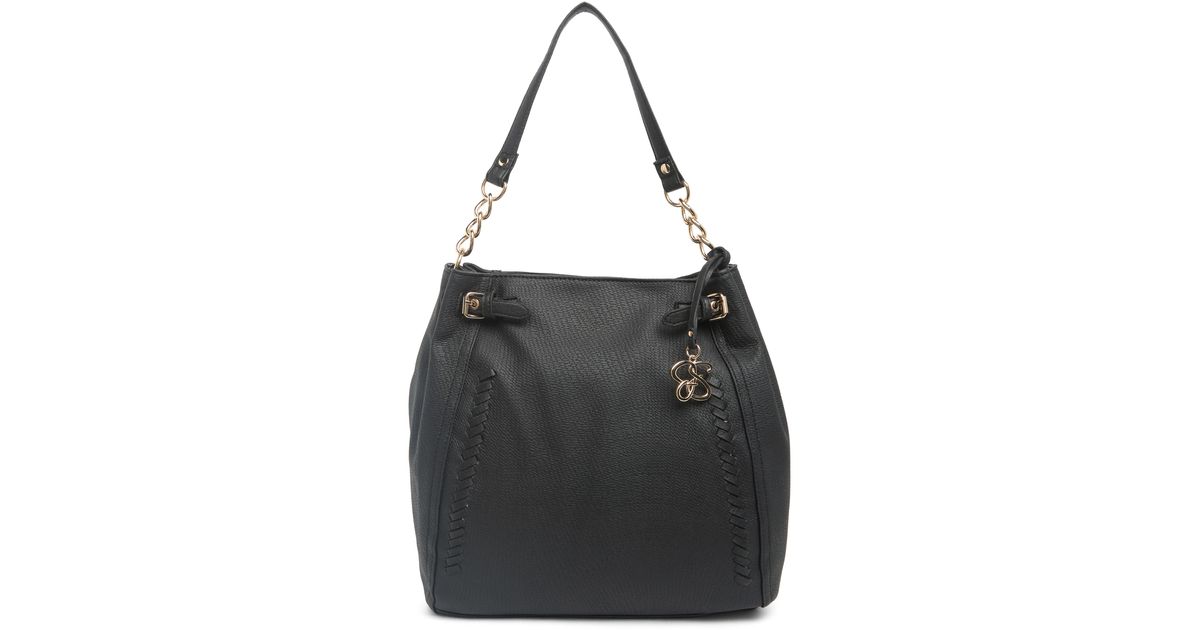 Jessica Simpson Brandy Hobo Bag in Black | Lyst
