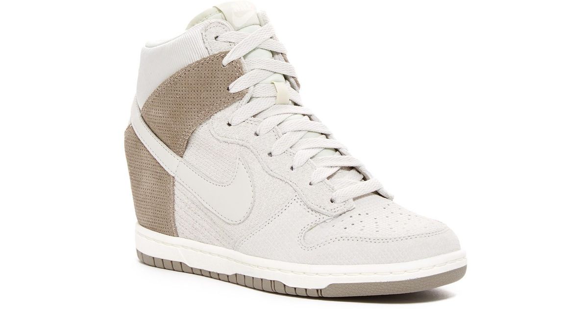 dunk hi wedge sneaker
