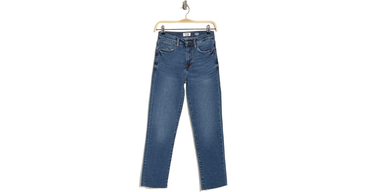 Kensie High Rise Slim Jeans in Blue | Lyst