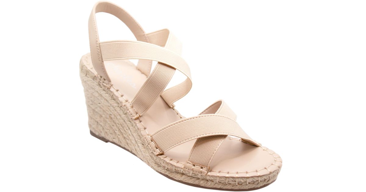 charles david espadrille wedge