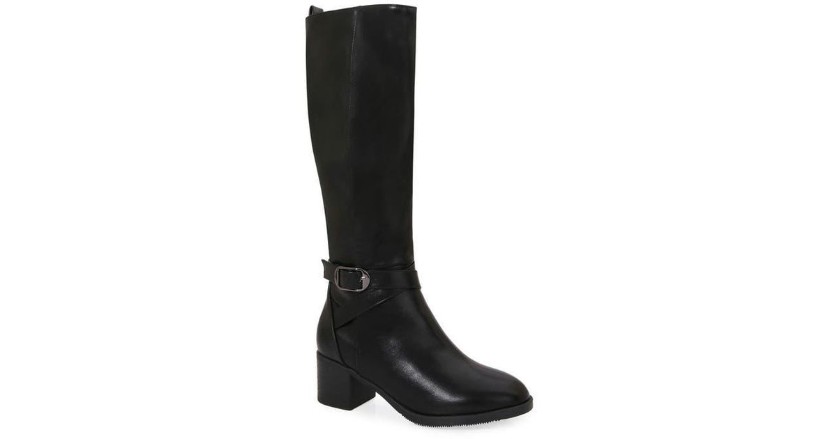 BERNESS Riding Boot in Black | Lyst