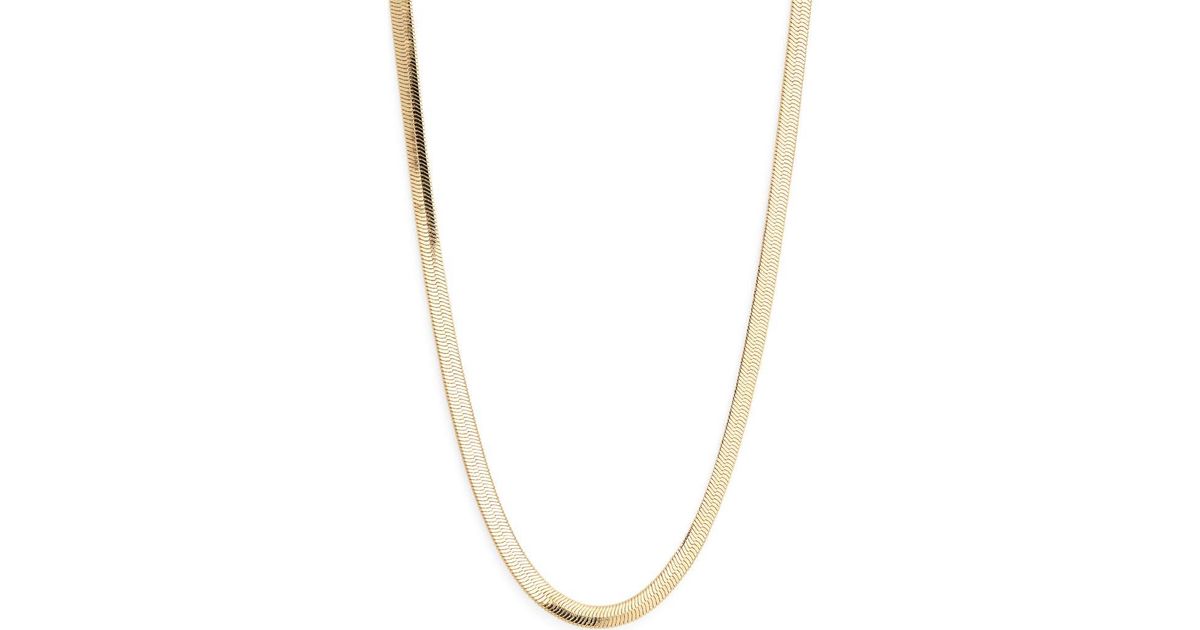Electric Picks Python Snake Chain Necklace in White | Lyst
