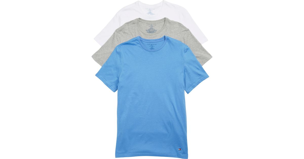 Tommy Hilfiger classic logo t-shirt in light blue