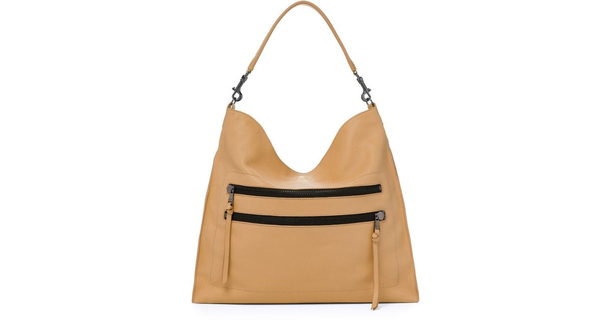 Botkier Chelsea Leather Hobo Bag in Natural | Lyst