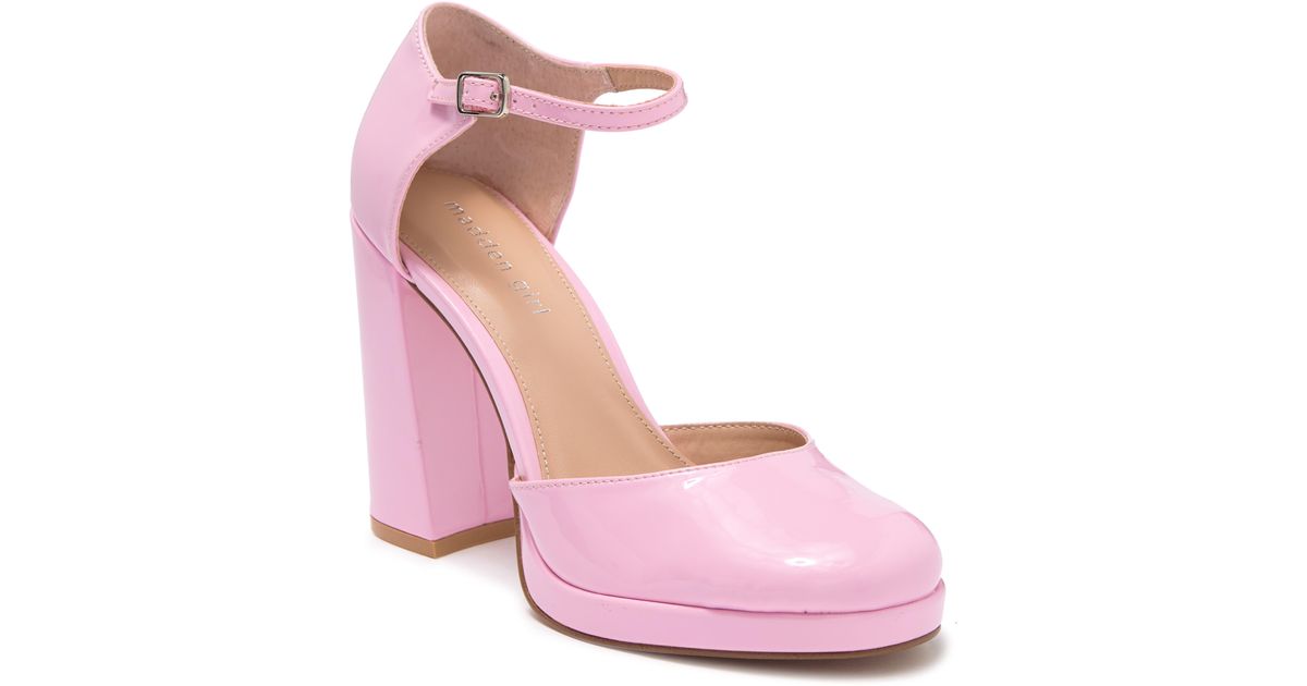 Madden Girl Unaa Platform Pump In Pink Lyst