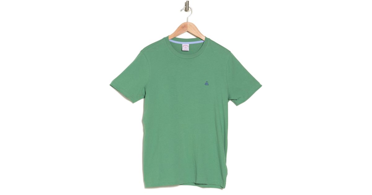 Brooks Brothers Cotton Jersey T-shirt in Green for Men | Lyst
