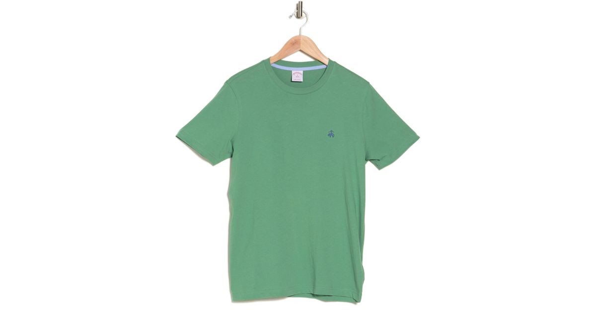 Brooks Brothers Cotton Jersey Tshirt in Green for Men Lyst