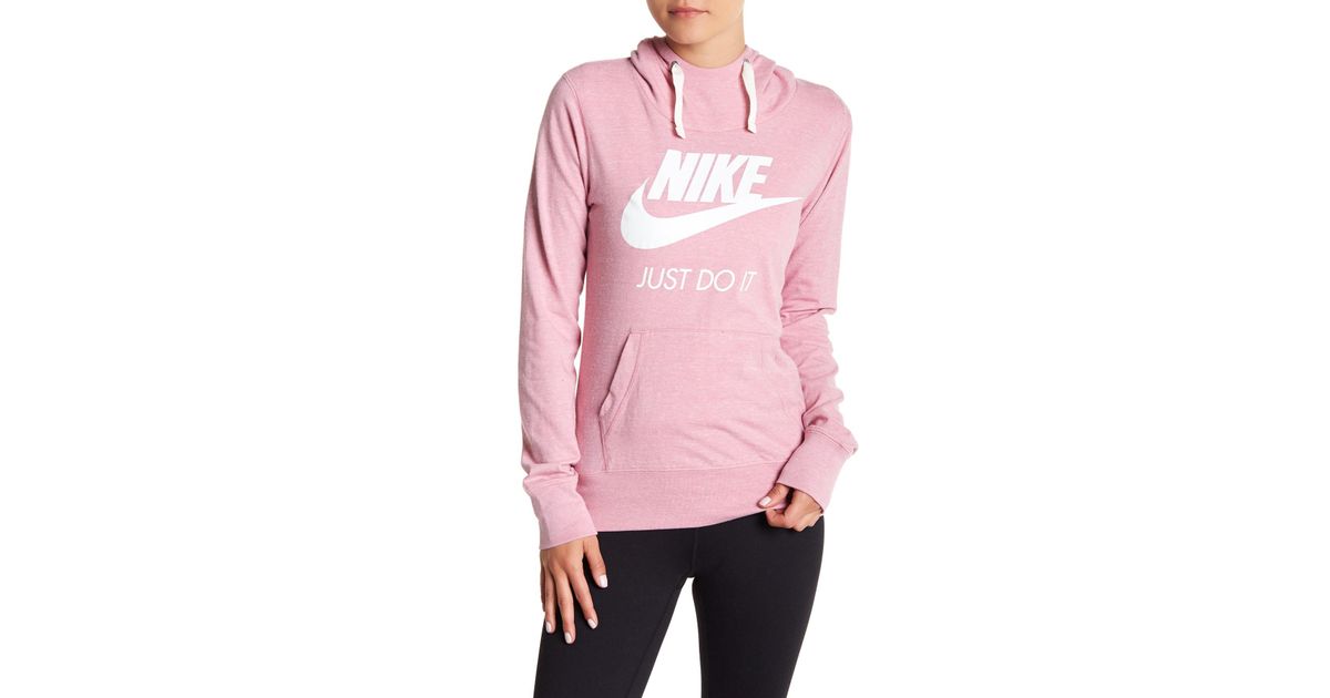 nike vintage logo hoodie