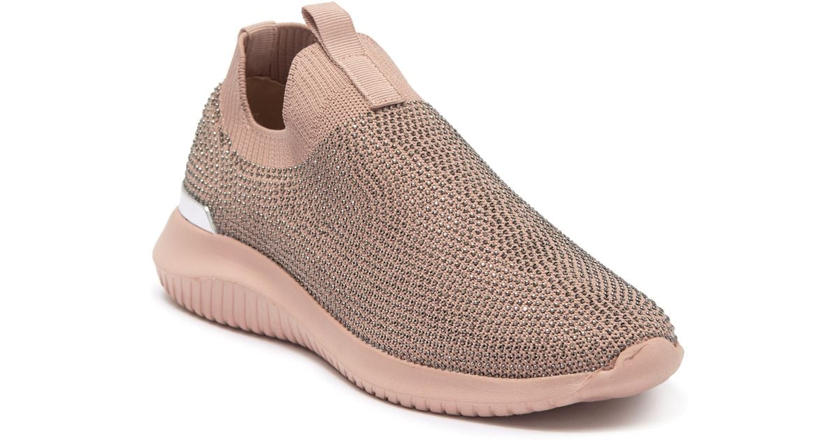 Anne Klein Mylee Slipon Sneaker In Blush Multi At Nordstrom Rack in