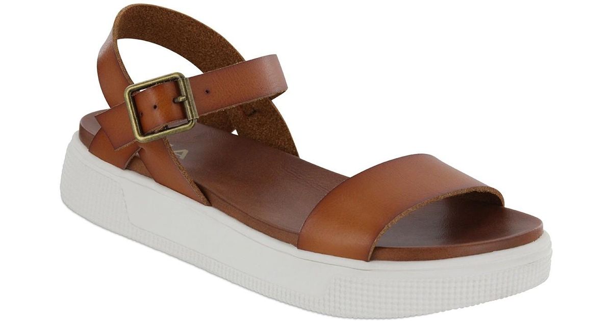 mia abby open toe platform sandal