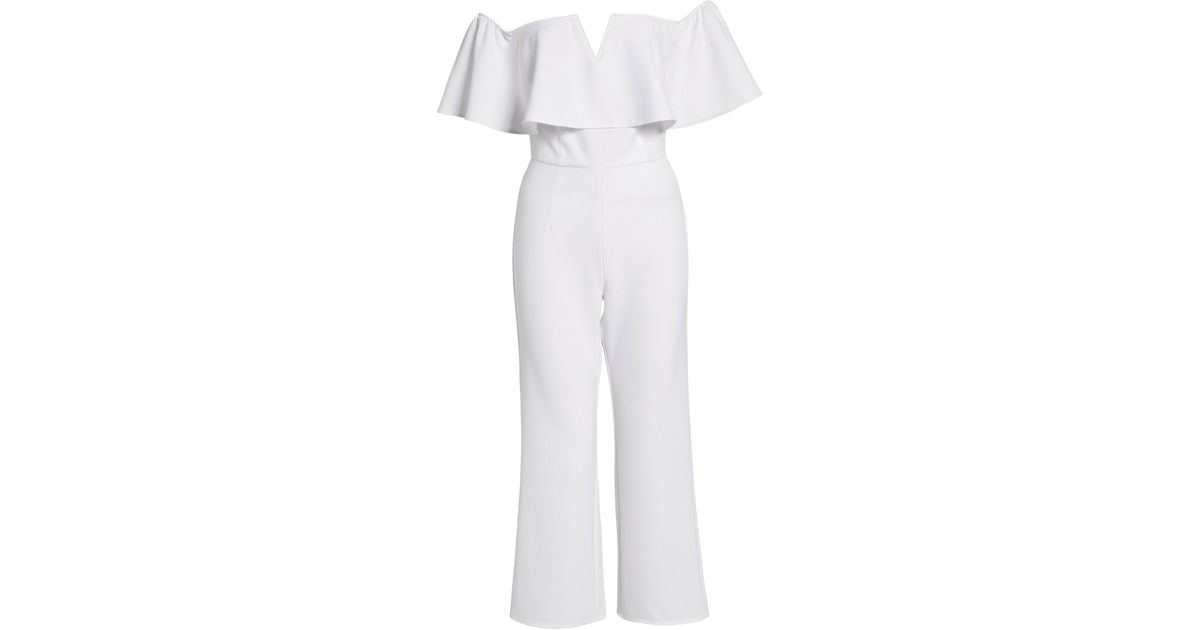 leith white jumpsuit