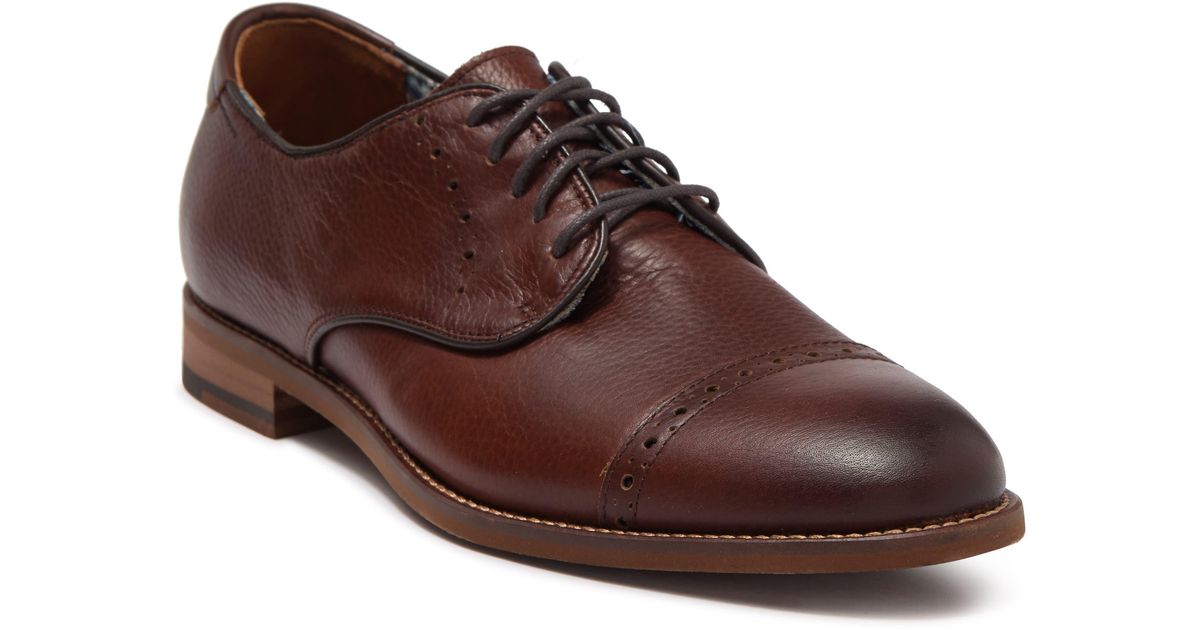 Johnston & Murphy Johnston & Murphy Milliken Cap Toe Leather Derby In