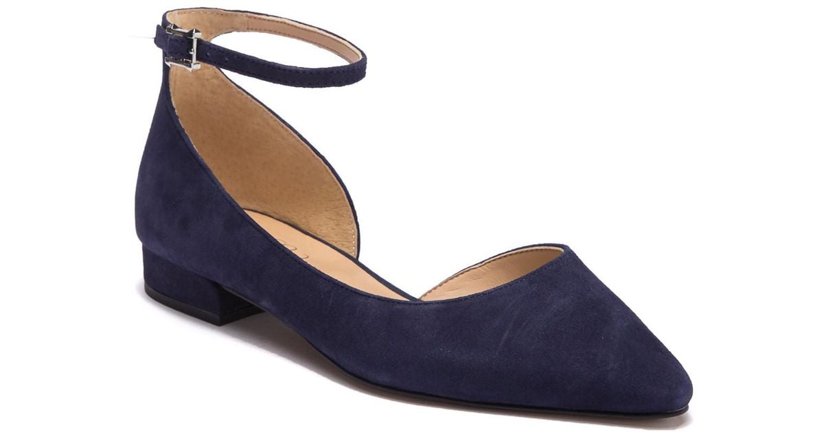 franco sarto ankle strap flat