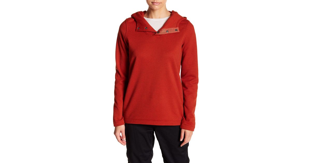 north face funnel neck hoodie