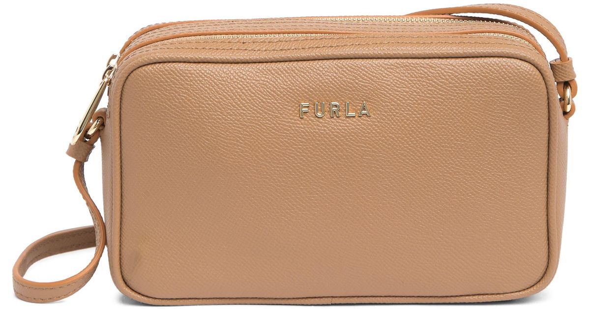 Furla Leather Lilli Xl Crossbody Bag In Caramello F At Nordstrom Rack