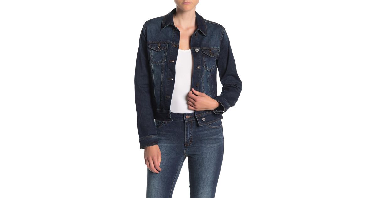 tahari jean jacket