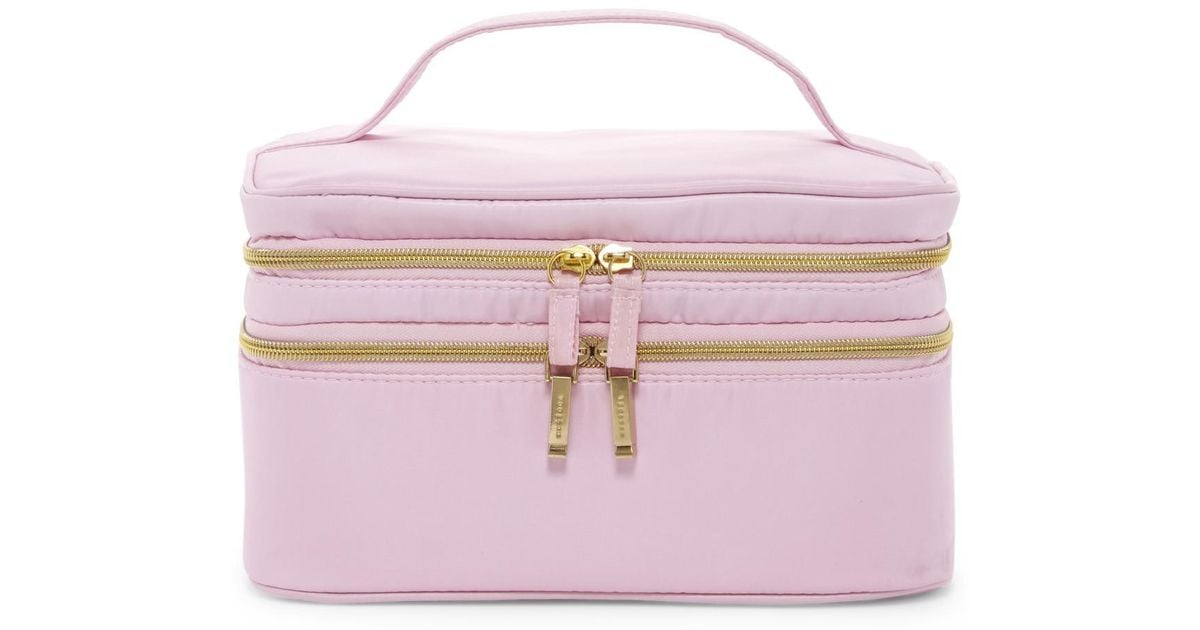 Kestrel Double Zip Train Case - Pink | Lyst