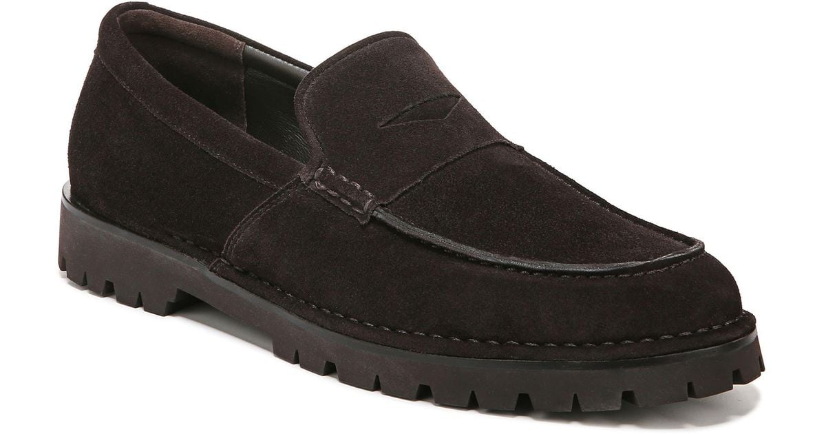 vince paz suede loafer