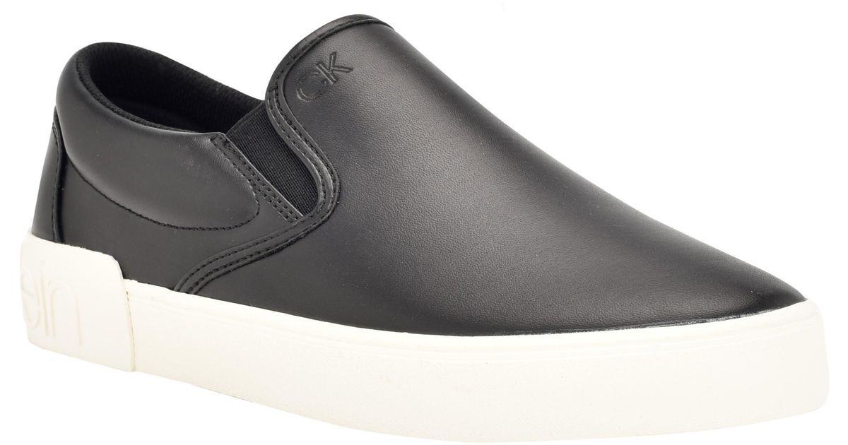 calvin klein slip on sneakers