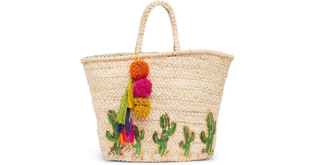 Cactus Straw Purse