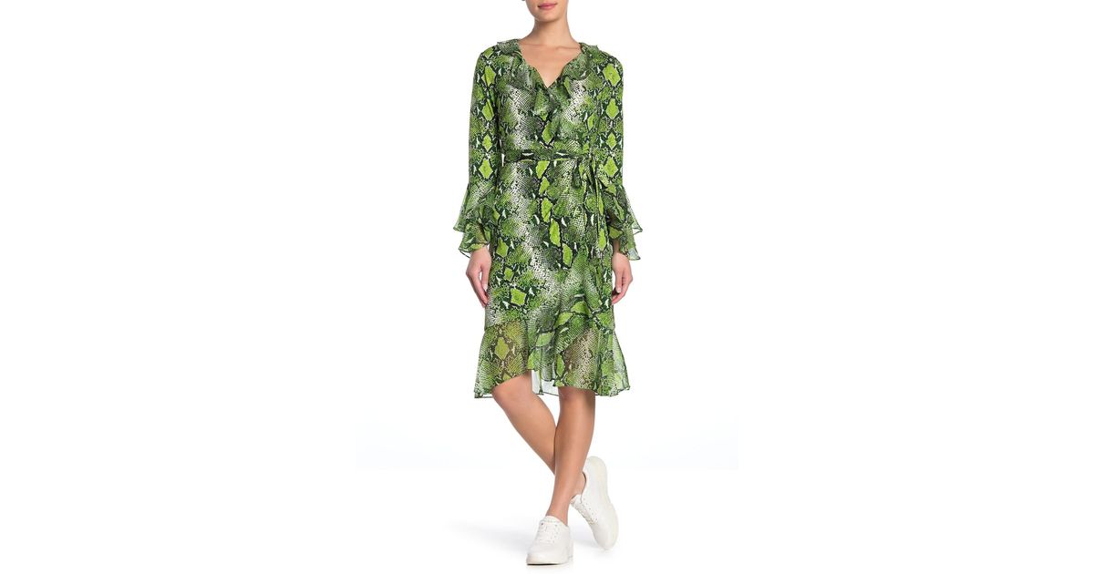 dvf carli wrap dress
