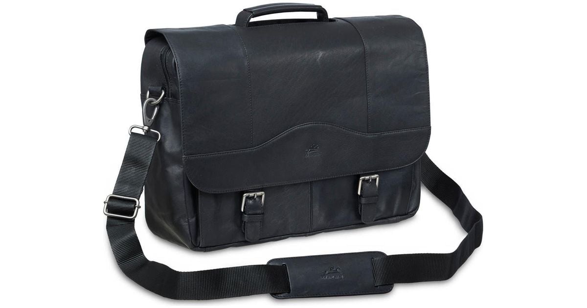 Mancini Porthole Rfid Briefcase in Black for Men | Lyst