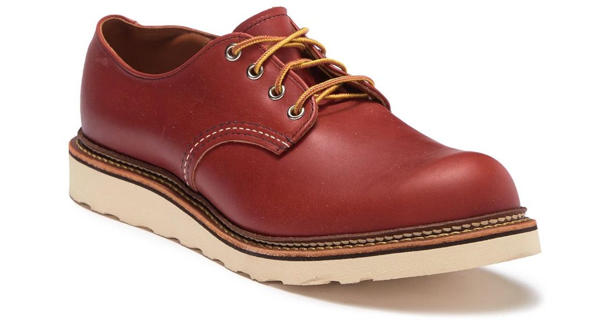 red wing work leather derby