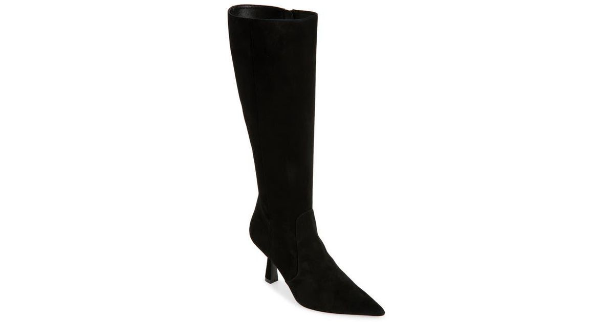 Stuart Weitzman Stuart Supersculpt Pointy Toe Knee High Boot 75 in ...