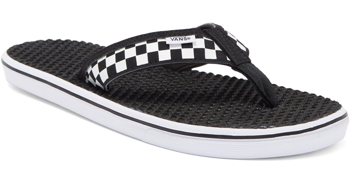 Vans La Costa Lite Flip Flop in White Lyst